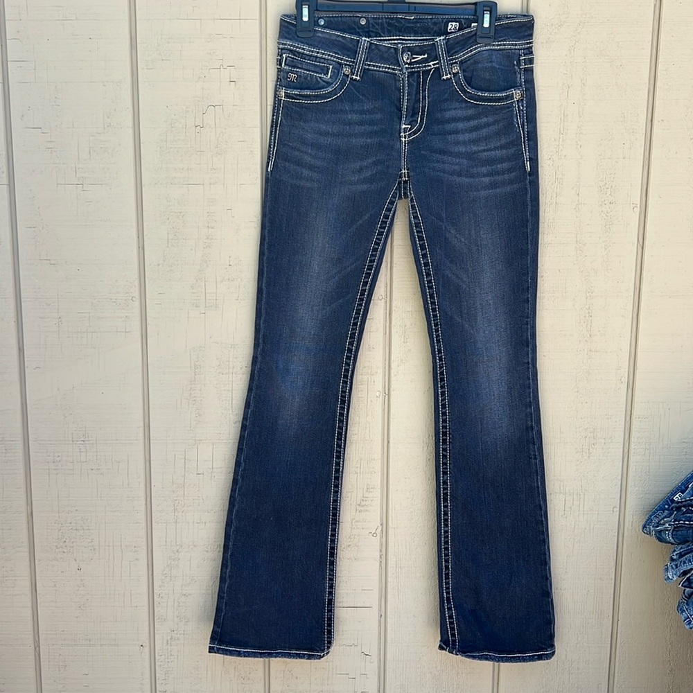 Miss Me Jeans- dark grey/black size 28